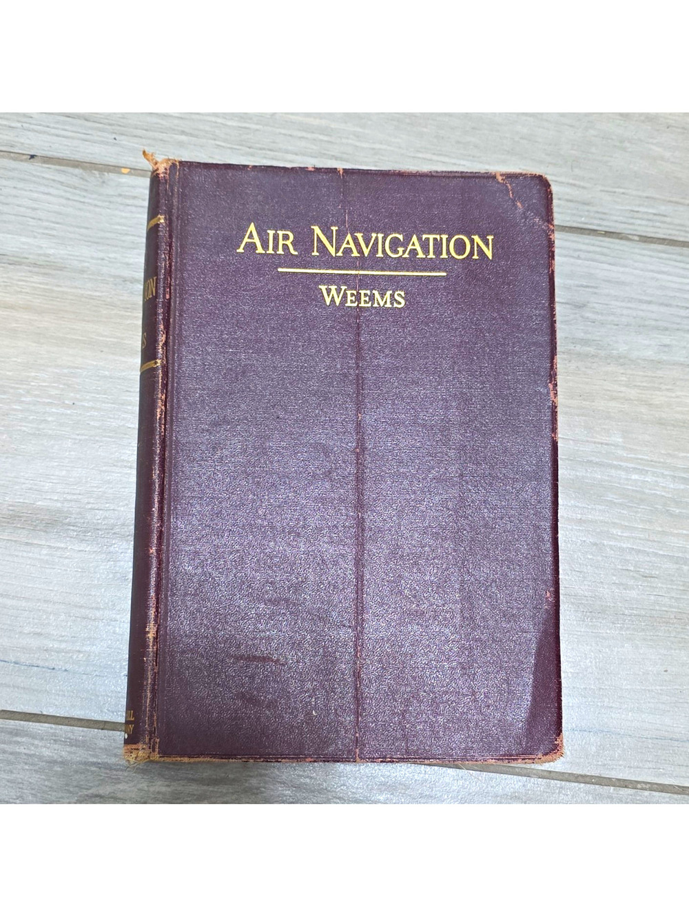 Air Navigation P. V. H. Weems Illustrated Hardcover McGraw-Hill NY London 1938